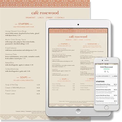 Must have menu - Instantly upload your design to the hardware and start displaying it. 5. Make changes or updates whenever. 6. Display and enjoy! The MustHaveMenus Display App provides a seamless way for restaurants to design beautiful menus, then present them on digital displays for customers. Ensure that your displays are always showing the most up-to …